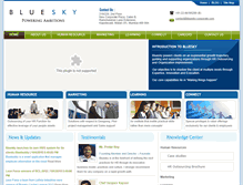 Tablet Screenshot of bluesky-corporate.com